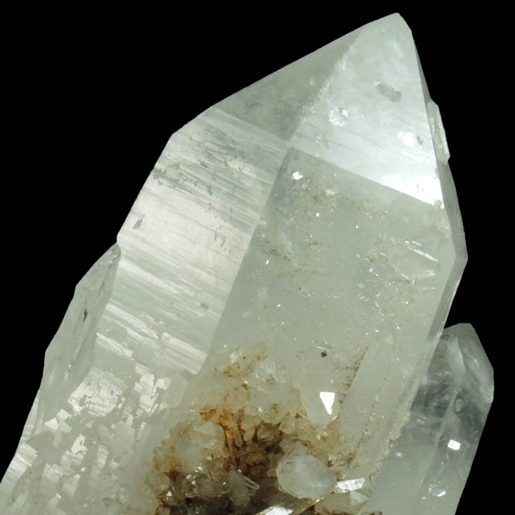 Quartz from Diamond Ledge, south slope of Noyes Mountain, Greenwood, Oxford County, Maine