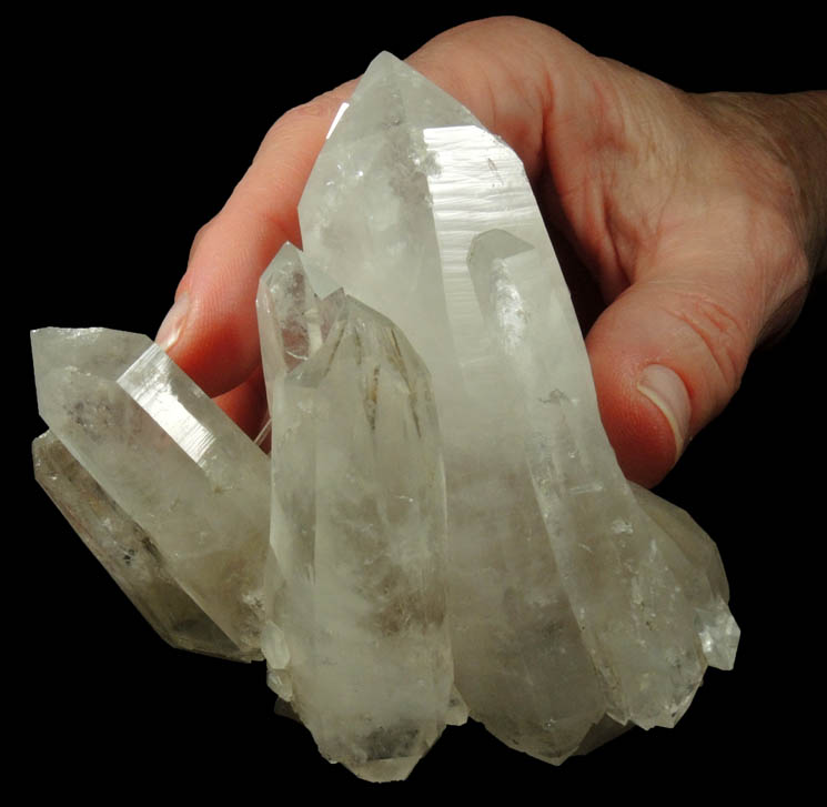 Quartz from Diamond Ledge, south slope of Noyes Mountain, Greenwood, Oxford County, Maine