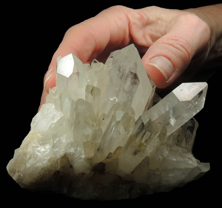 Quartz from Diamond Ledge, south slope of Noyes Mountain, Greenwood, Oxford County, Maine