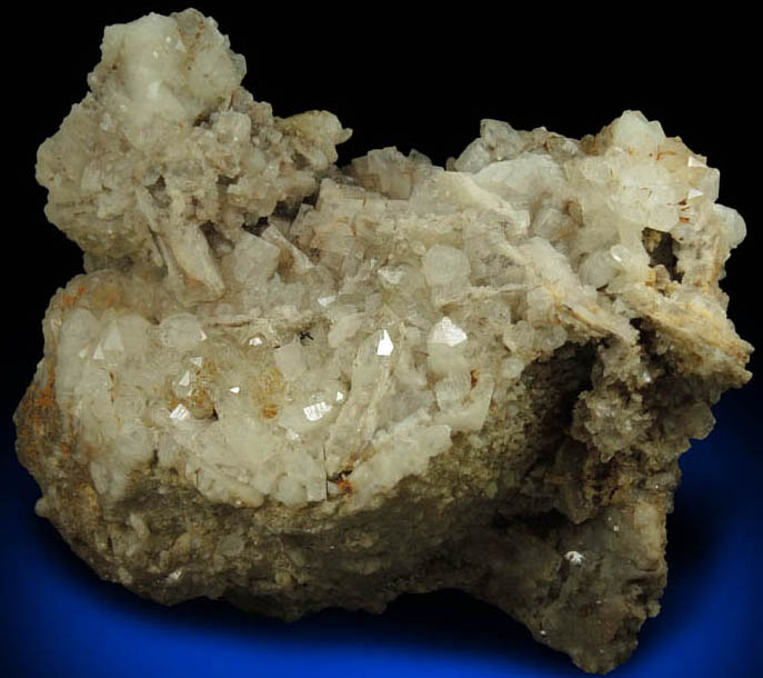 Quartz with Barite from Morse Brook, near Screw Augur Falls, Grafton Notch State Park, Andover, Oxford County, Maine