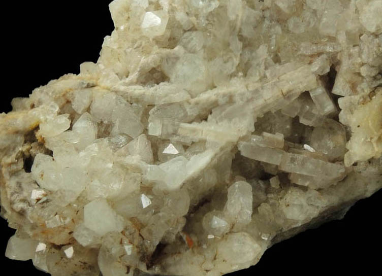 Quartz with Barite from Morse Brook, near Screw Augur Falls, Grafton Notch State Park, Andover, Oxford County, Maine