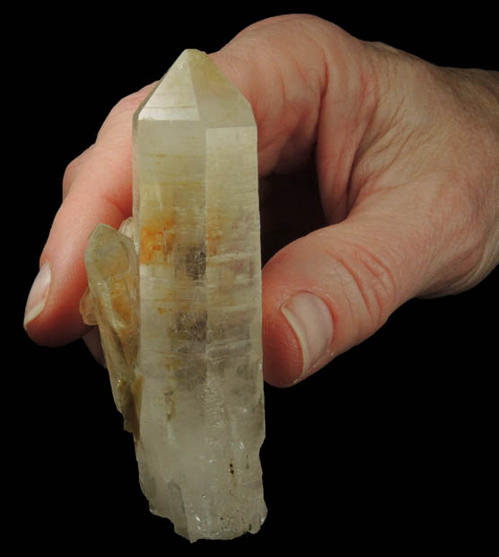 Quartz from Diamond Ledge, south slope of Noyes Mountain, Greenwood, Oxford County, Maine