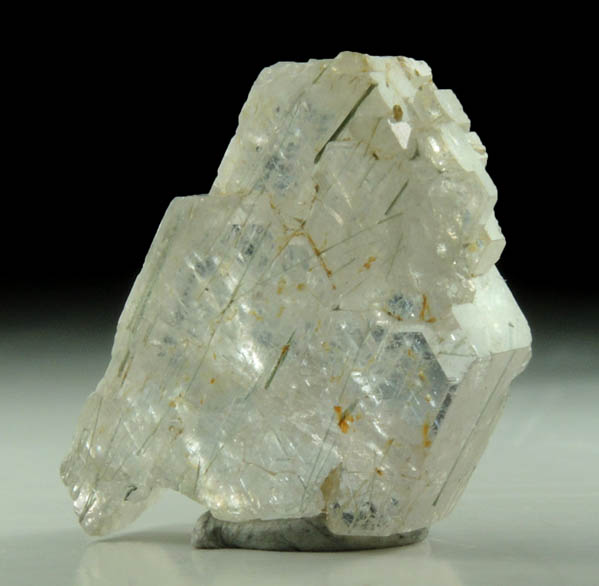 Fluorapatite with Actinolite var. Byssolite inclusions from Keystone Trap Rock Quarry, Cornog, Chester County, Pennsylvania