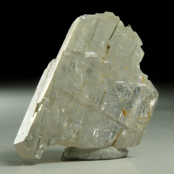 Fluorapatite with Actinolite var. Byssolite inclusions from Keystone Trap Rock Quarry, Cornog, Chester County, Pennsylvania