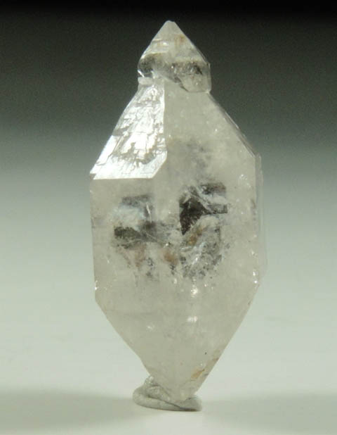 Quartz var. Doubly-terminated reverse scepter from Saltville, Smyth County, Virginia