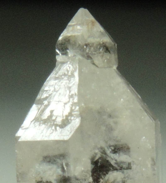 Quartz var. Doubly-terminated reverse scepter from Saltville, Smyth County, Virginia