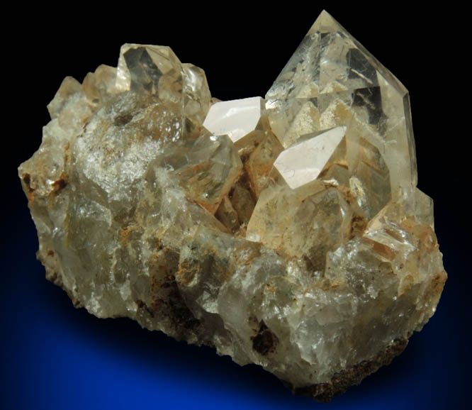 Quartz with phantom-growth zoning from Lane's Quarry, Westfield, Hampden County, Massachusetts