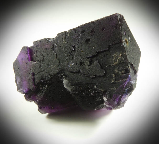 Fluorite with Chalcopyrite from Cave-in-Rock District, Hardin County, Illinois