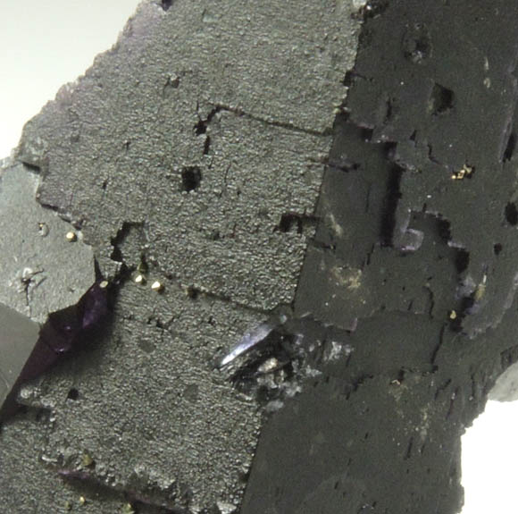 Fluorite with Chalcopyrite from Cave-in-Rock District, Hardin County, Illinois