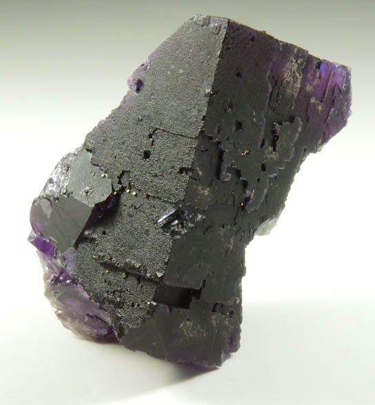 Fluorite with Chalcopyrite from Cave-in-Rock District, Hardin County, Illinois