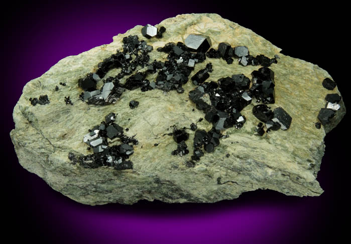 Andradite var. Melanite Garnet from New Idria District, San Benito County, California