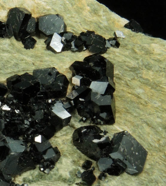 Andradite var. Melanite Garnet from New Idria District, San Benito County, California