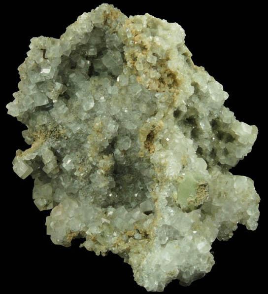 Calcite with minor Prehnite from Millington Quarry, Bernards Township, Somerset County, New Jersey