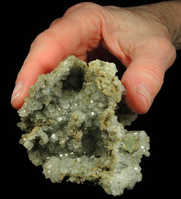 Calcite with minor Prehnite from Millington Quarry, Bernards Township, Somerset County, New Jersey