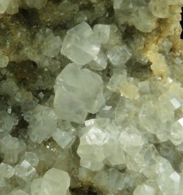 Calcite over Datolite from Millington Quarry, Bernards Township, Somerset County, New Jersey