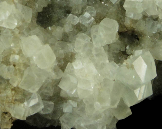 Calcite over Datolite from Millington Quarry, Bernards Township, Somerset County, New Jersey