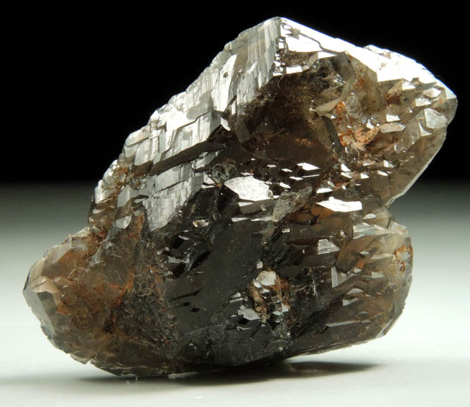 Quartz var. Smoky Quartz from Black and Blue prospect, Harris Park, Park County, Colorado