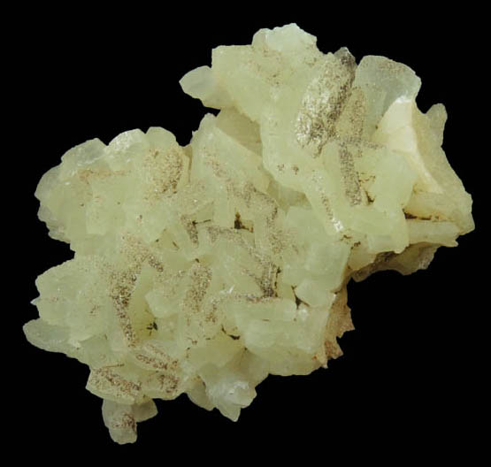 Prehnite (unusual distinct crystals) from Millington Quarry, Bernards Township, Somerset County, New Jersey