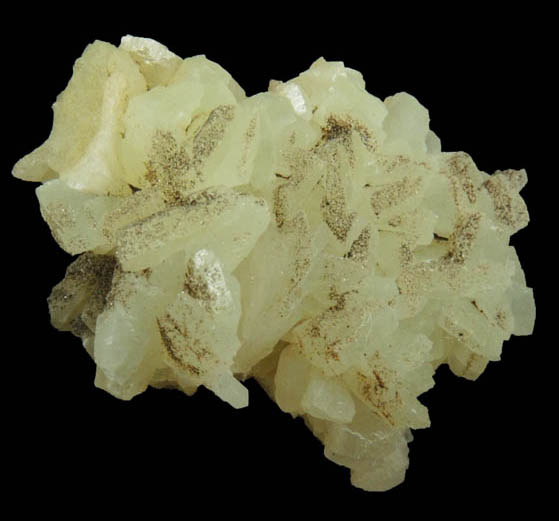 Prehnite (unusual distinct crystals) from Millington Quarry, Bernards Township, Somerset County, New Jersey