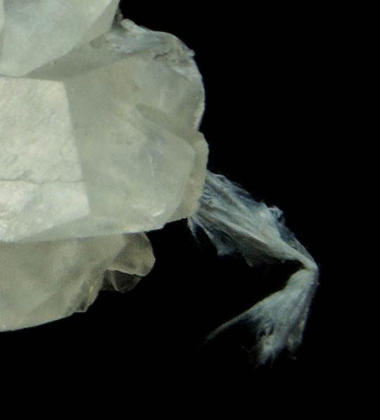 Calcite with Palygorskite from Pend Oreille Mine, Metalline Falls, Pend Oreille County, Washington