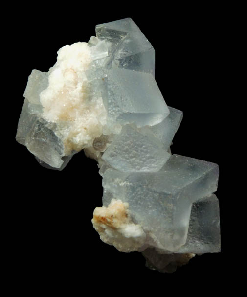 Fluorite on Quartz from Blanchard Mine, Hansonburg District, 8.5 km south of Bingham, Socorro County, New Mexico