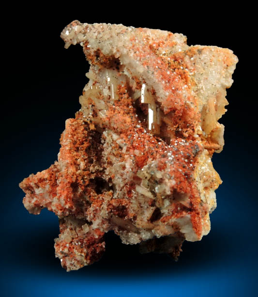 Barite and Smithsonite from Sunshine Adit, Blanchard Mine, Hansonburg District, 8.5 km south of Bingham, Socorro County, New Mexico