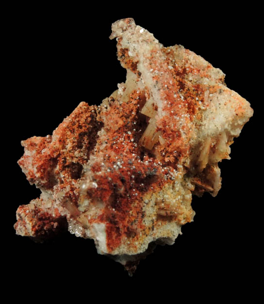 Barite and Smithsonite from Sunshine Adit, Blanchard Mine, Hansonburg District, 8.5 km south of Bingham, Socorro County, New Mexico