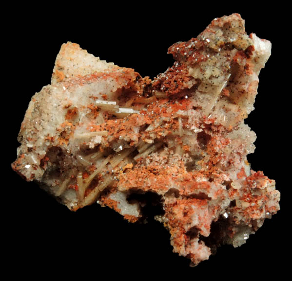 Barite and Smithsonite from Sunshine Adit, Blanchard Mine, Hansonburg District, 8.5 km south of Bingham, Socorro County, New Mexico