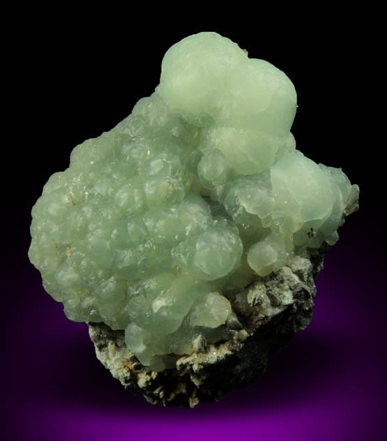 Prehnite from Millington Quarry, Bernards Township, Somerset County, New Jersey