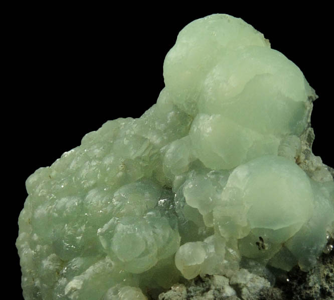 Prehnite from Millington Quarry, Bernards Township, Somerset County, New Jersey