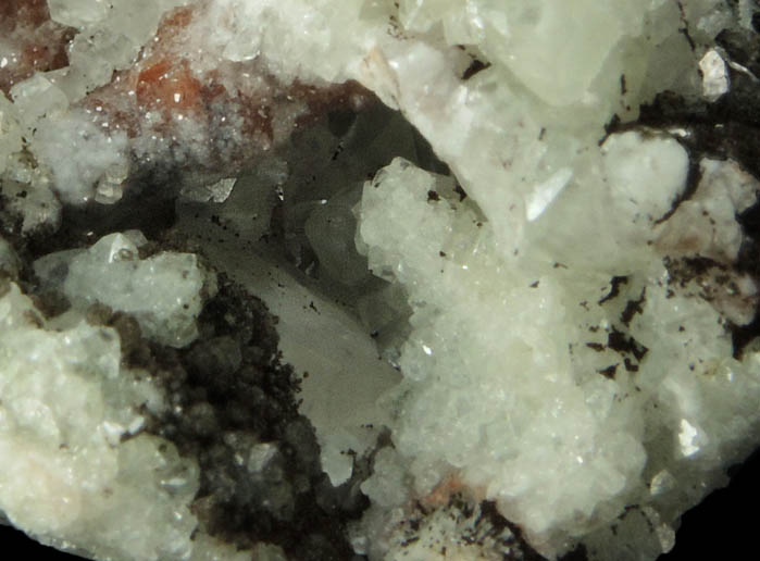 Calcite with Hematite inclusions from Millington Quarry, Bernards Township, Somerset County, New Jersey