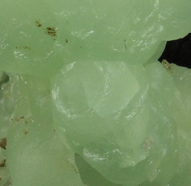 Prehnite with minor Apophyllite from Millington Quarry, Bernards Township, Somerset County, New Jersey