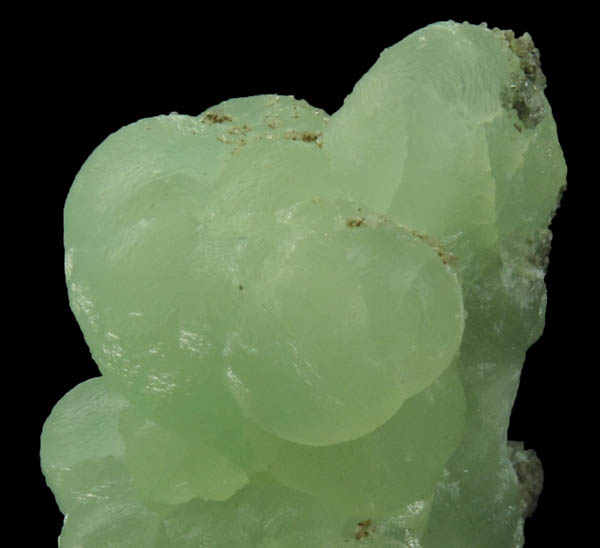 Prehnite with minor Apophyllite from Millington Quarry, Bernards Township, Somerset County, New Jersey