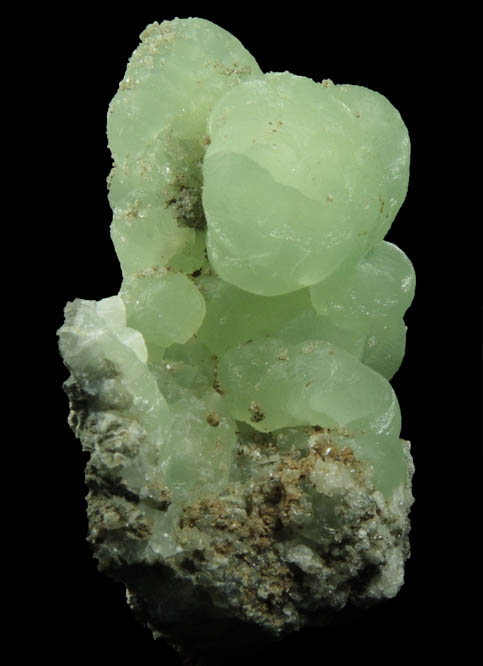 Prehnite with minor Apophyllite from Millington Quarry, Bernards Township, Somerset County, New Jersey