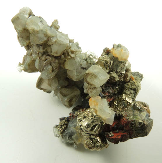 Pyrite and Calcite from Millington Quarry, Bernards Township, Somerset County, New Jersey