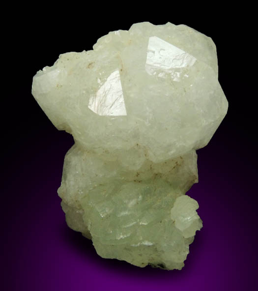 Analcime with Prehnite from Millington Quarry, Bernards Township, Somerset County, New Jersey
