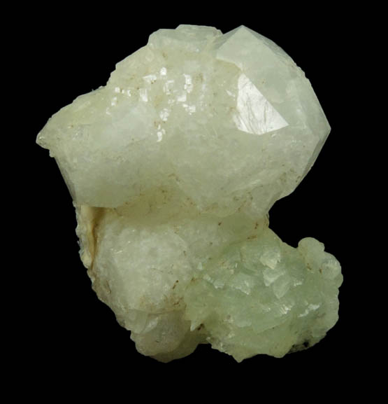 Analcime with Prehnite from Millington Quarry, Bernards Township, Somerset County, New Jersey