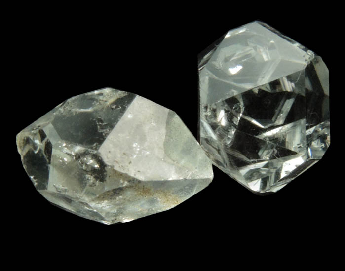 Quartz var. Herkimer Diamonds from Hickory Hill Diamond Diggings, Fonda, Montgomery County, New York