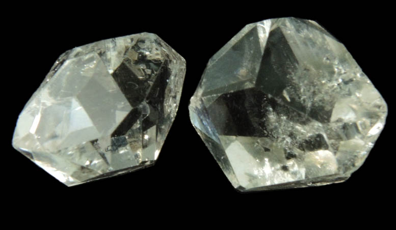 Quartz var. Herkimer Diamonds from Hickory Hill Diamond Diggings, Fonda, Montgomery County, New York