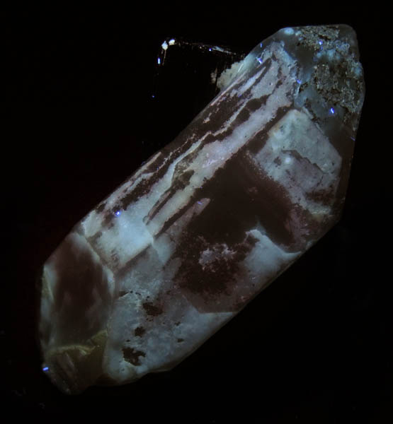 Elbaite var. Indicolite Tourmaline in Quartz from Paprok, Kamdesh District, Nuristan Province, Afghanistan