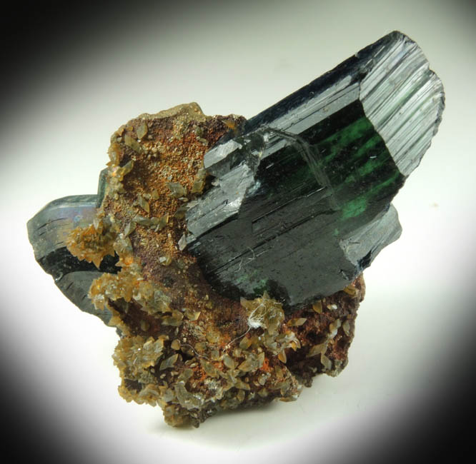 Vivianite and Siderite from Huanuni District, Dalence Province, Oruro Department, Bolivia