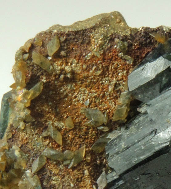 Vivianite and Siderite from Huanuni District, Dalence Province, Oruro Department, Bolivia