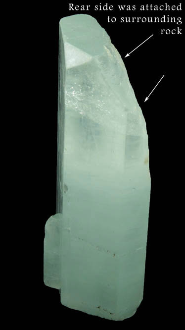 Beryl var. Aquamarine from Nagar, Hunza Valley, Gilgit District, Gilgit-Baltistan, Pakistan