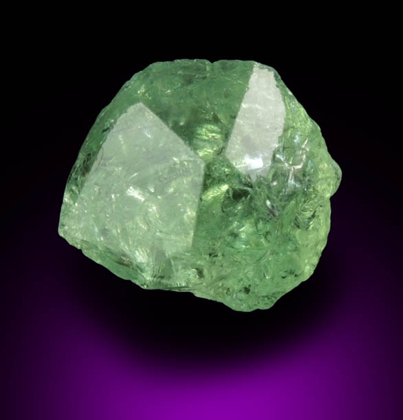 Grossular var. Tsavorite Garnet from Merelani Hills, near Arusha, Tanzania
