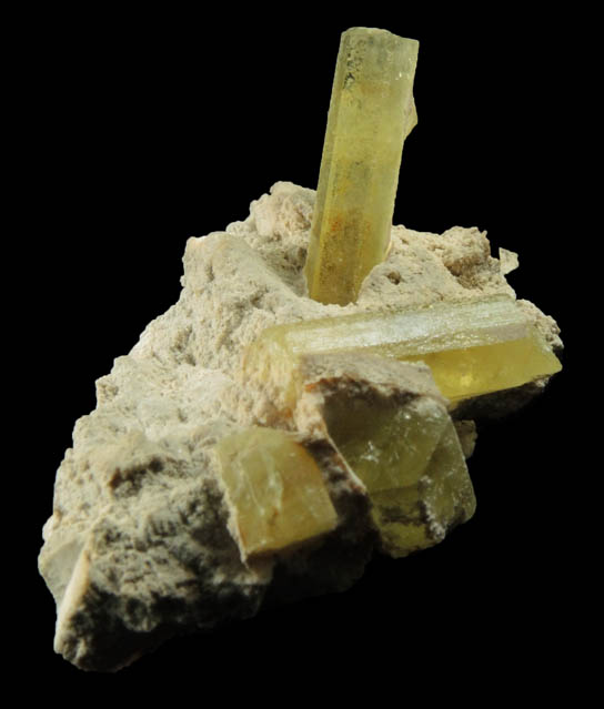 Beryl var. Heliodor (treated Aquamarine) from Gilgit District, Gilgit-Baltistan, Pakistan