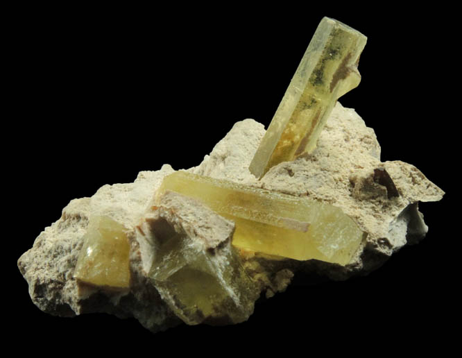 Beryl var. Heliodor (treated Aquamarine) from Gilgit District, Gilgit-Baltistan, Pakistan