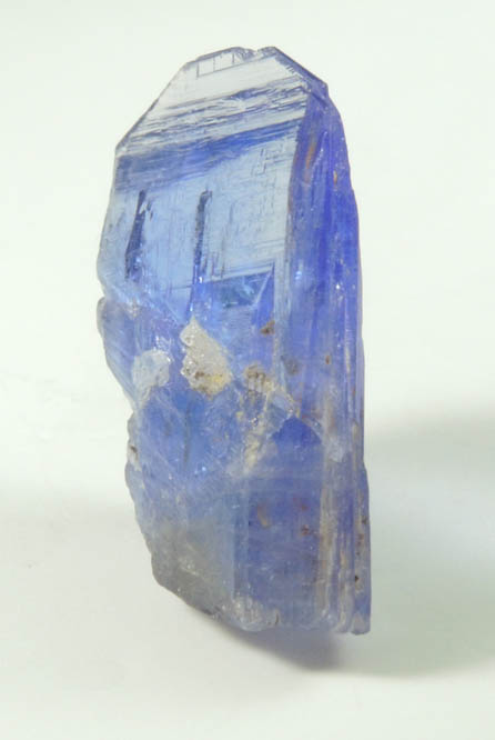 Tanzanite Crystal (blue gem variety of the mineral Zoisite) from Merelani Hills, western slope of Lelatama Mountains, Arusha Region, Tanzania (Type Locality for Tanzanite)