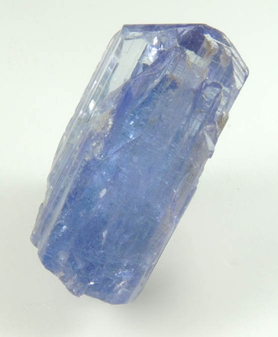 Tanzanite Crystal (blue gem variety of the mineral Zoisite) from Merelani Hills, western slope of Lelatama Mountains, Arusha Region, Tanzania (Type Locality for Tanzanite)