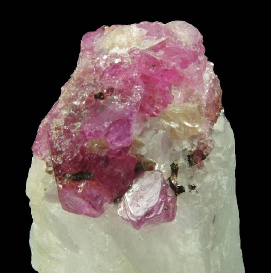 Corundum var. Ruby from Mogok District, 115 km NNE of Mandalay, Mandalay Division, Myanmar (Burma)