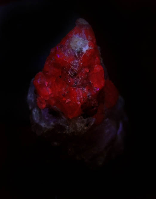 Corundum var. Ruby from Mogok District, 115 km NNE of Mandalay, Mandalay Division, Myanmar (Burma)